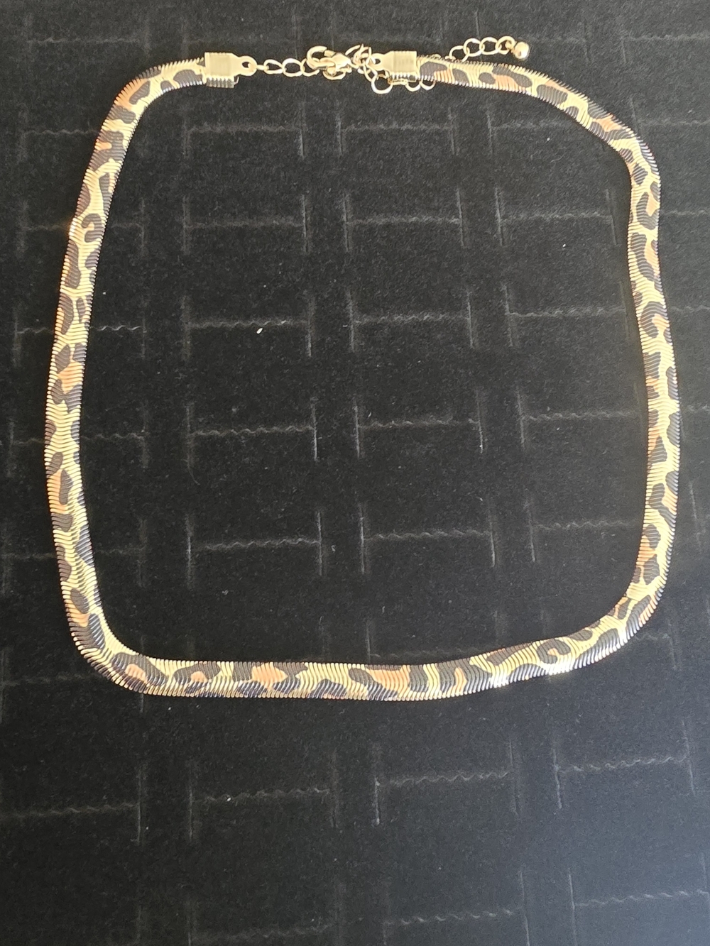 22kgp Dubai Jewelry Gold and Brown Leopard-choker